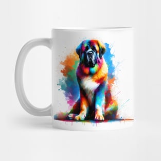 Pyrenean Mastiff in a Colorful Artistic Splendor Mug